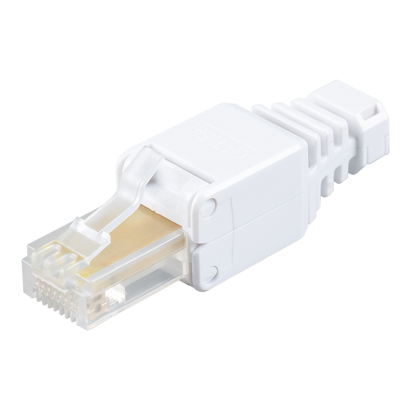 Cat5e oskärmad verktygslös RJ45-kontakt RJ-688Y-C5E