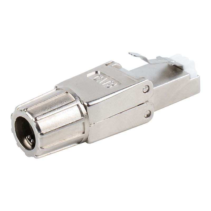Cat8 skärmad verktygslös RJ45-kontakt RJ-G40S-1-C8 Cat8 skärmad verktygslös RJ45-kontakt RJ-G40S-1-C8