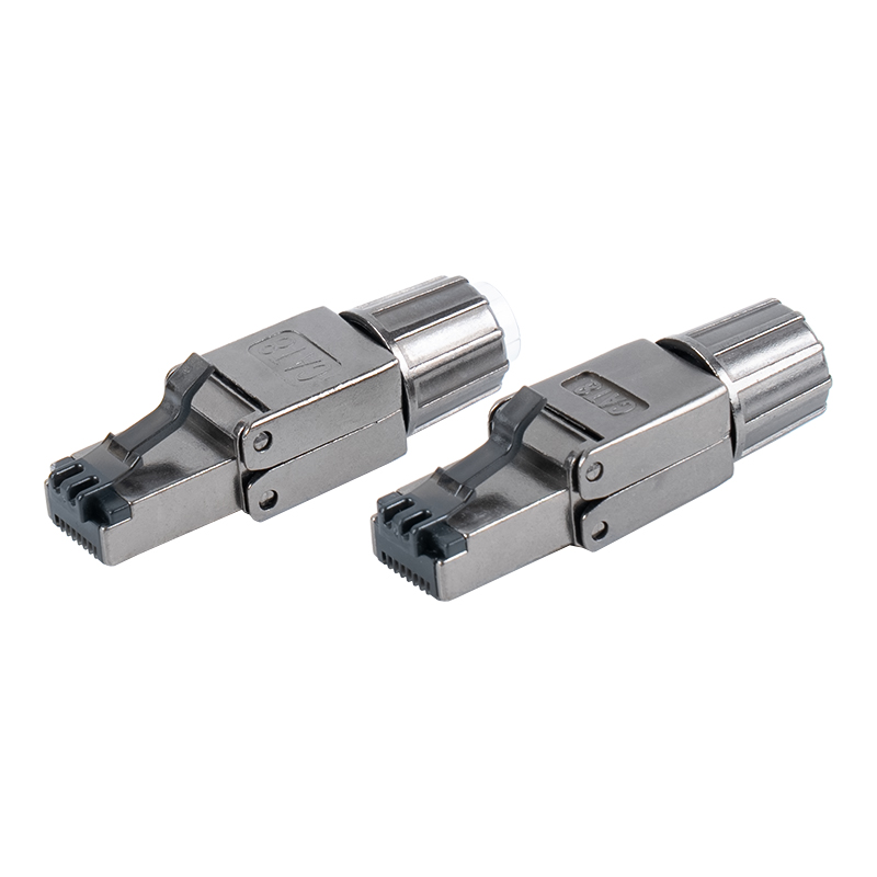 Cat8 skärmad verktygslös RJ45-kontakt RJ-G40S-1-C8 Cat8 skärmad verktygslös RJ45-kontakt RJ-G40S-1-C8