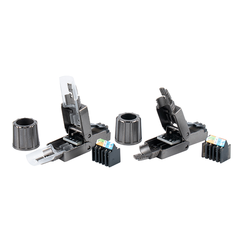 Cat8 skärmad verktygslös RJ45-kontakt RJ-G40S-1-C8 Cat8 skärmad verktygslös RJ45-kontakt RJ-G40S-1-C8