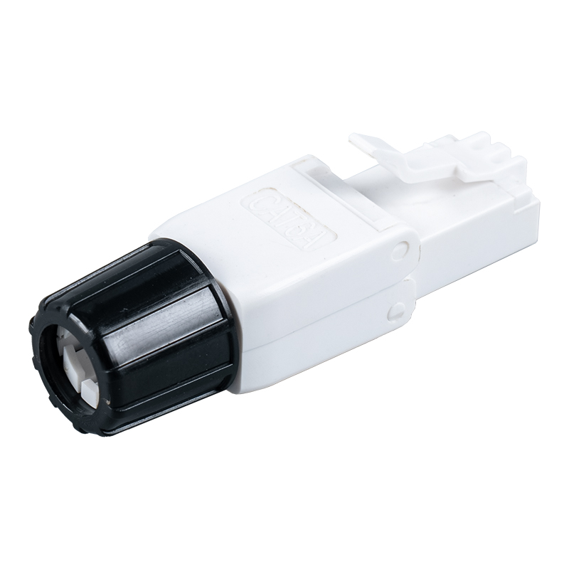 Cat6A oskärmad verktygslös RJ45-kontakt（med skruv） RJ-G40U-C6A