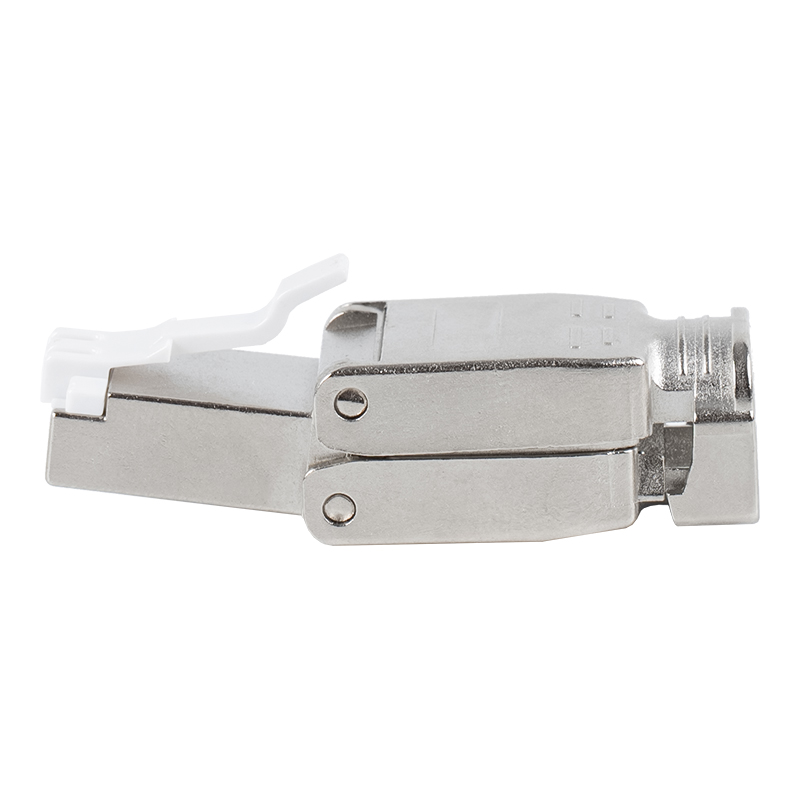 Cat6A Skärmad Push-down Typ Verktygslös RJ45-kontakt RJ-602S-1-C6A Cat6A Skärmad Push-down Typ Verktygslös RJ45-kontakt RJ-602S-1-C6A