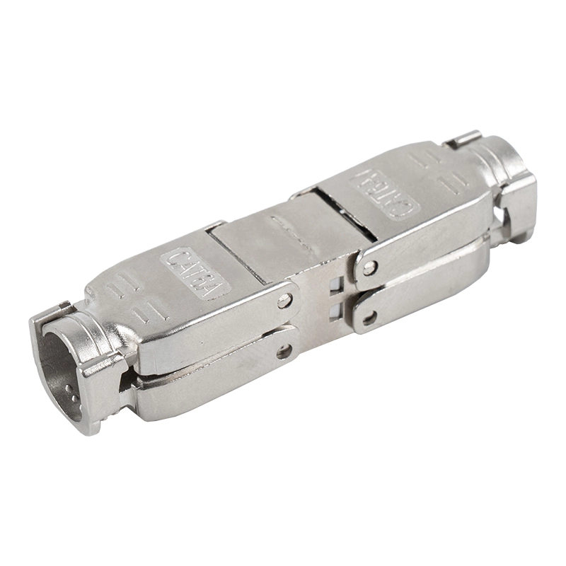 Cat6A skärmad Push-down typ Verktygslös kontakt RJ-603S-3-C6A