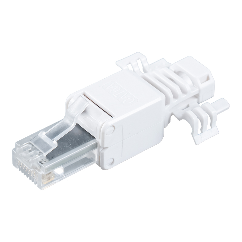 Cat6 oskärmad verktygslös RJ45-kontakt (med vingar) RJ-688X-C6 Cat6 oskärmad verktygslös RJ45-kontakt (med vingar) RJ-688X-C6