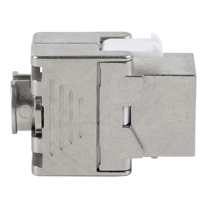 C6A Skärmad 180° Tolless Keystone Jack (minityp) SM-635SC6A C6A Skärmad 180° Tolless Keystone Jack (minityp) SM-635SC6A