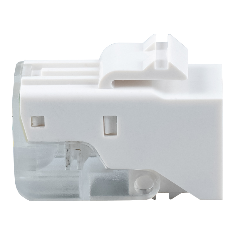 C5e Oskärmad 90° Tolless Keystone Jack SM-2014H8C5E C5e Oskärmad 90° Tolless Keystone Jack SM-2014H8C5E
