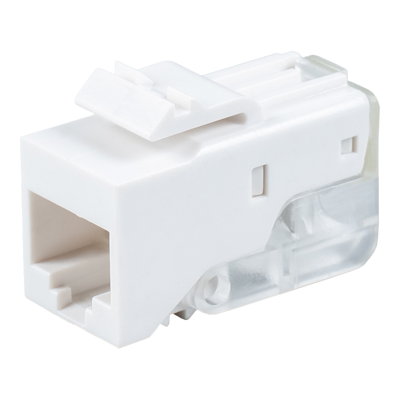 C5e Oskärmad 90° Tolless Keystone Jack SM-2014H8C5E
