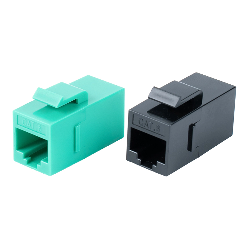 C6A oskärmad RJ45 inline koppling SM-2034C6