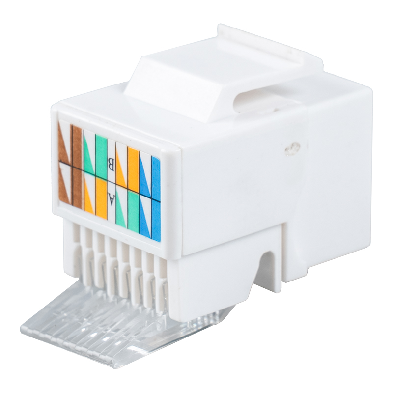 C6 Oskärmad 90° Tolless Keystone Jack (minityp) SM-2052H8C6 C6 Oskärmad 90° Tolless Keystone Jack (minityp) SM-2052H8C6