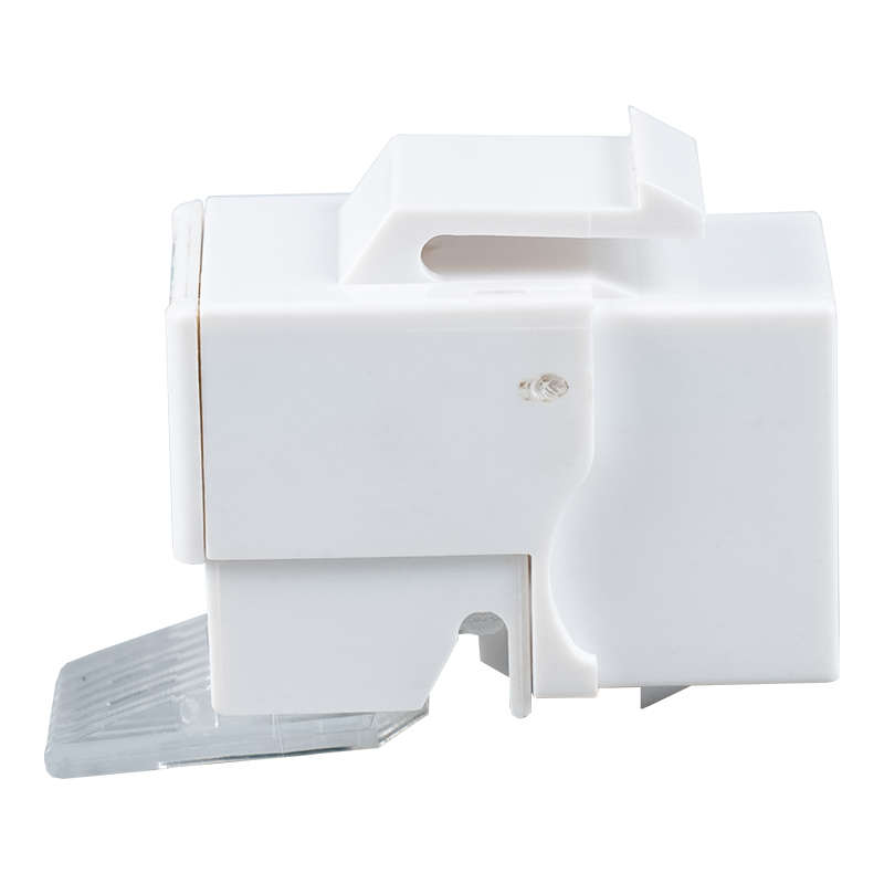 C6 Oskärmad 90° Tolless Keystone Jack (minityp) SM-2052H8C6 C6 Oskärmad 90° Tolless Keystone Jack (minityp) SM-2052H8C6