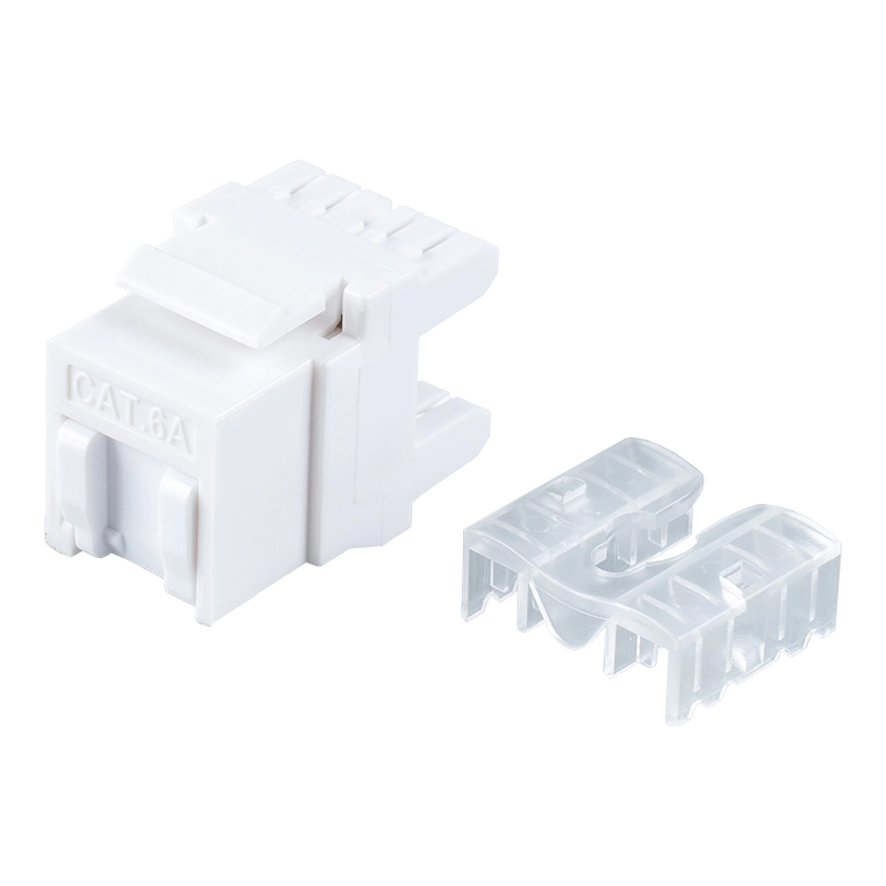 Cat6 oskärmad 180° Modular Jack (minityp med slutare) SM-2089CD8C6-1