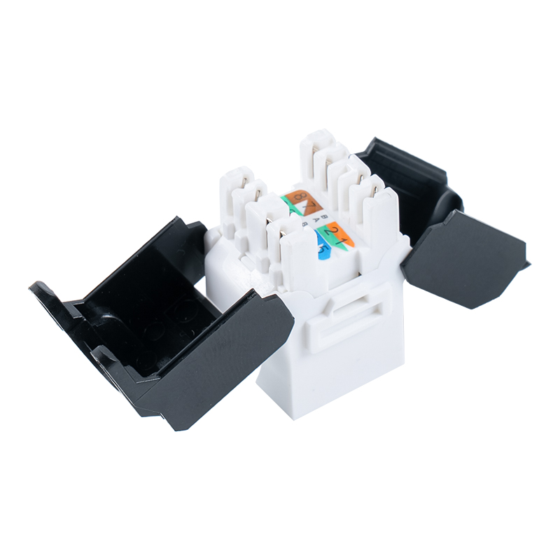 Cat6 oskärmad 180° verktygslös moduluttag (öppningsbar typ) SM-2336H8C6 Cat6 oskärmad 180° verktygslös moduluttag (öppningsbar typ) SM-2336H8C6