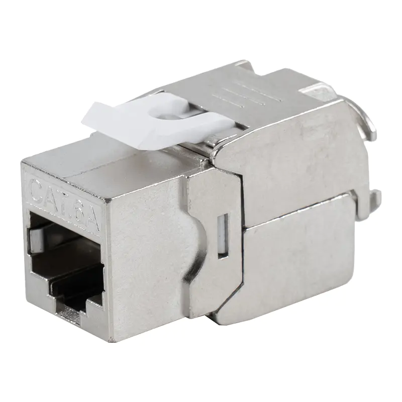 C6A Skärmad 180° Tolless Keystone Jack (öppningsbar typ) SM-2336SH8C6A