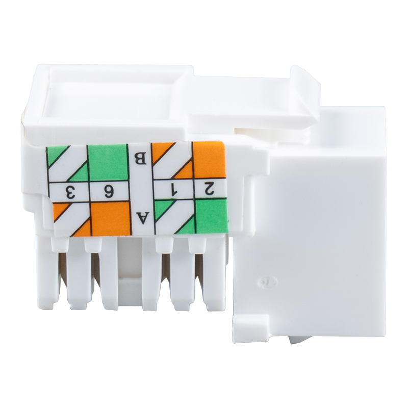 Cat6 Oskärmad 90° Keystone Jack SM-2337H8C6 Cat6 Oskärmad 90° Keystone Jack SM-2337H8C6
