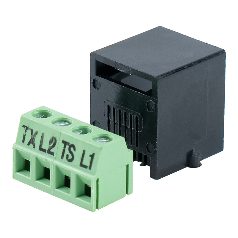 C3 oskärmad Keystone-jack (6P4C-typ) SM-2351T4C3