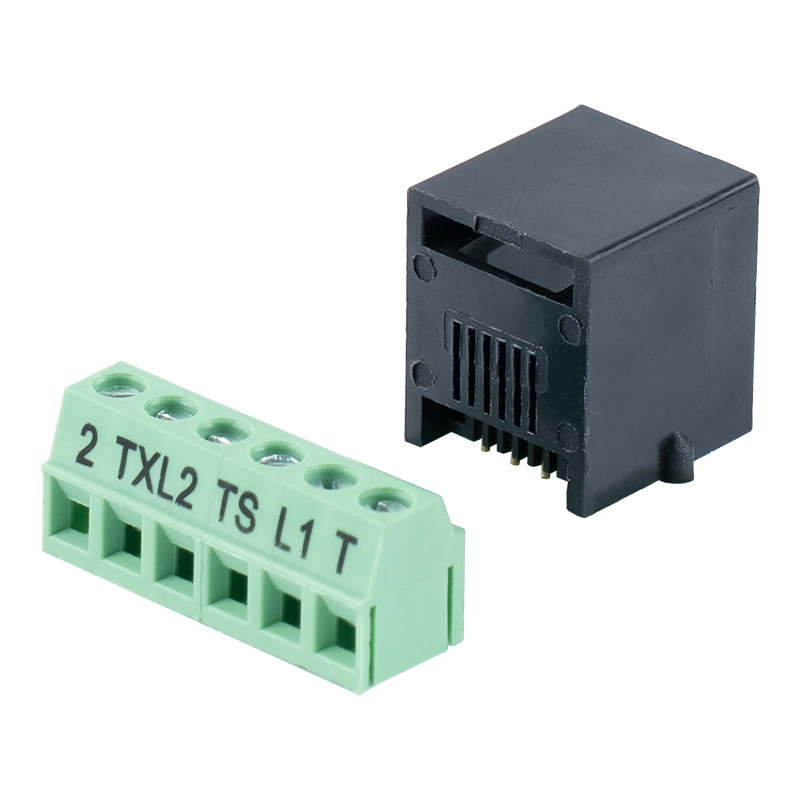 C3 oskärmad Keystone-jack (6P6C-typ) SM-2352T6C3