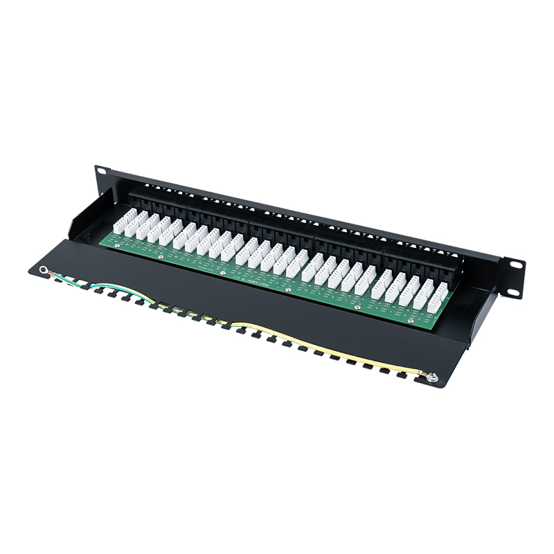Kategori 3 19-tums 1U 8P 8C 50-portars röstpatchpanel (KRONE IDC) SP-3208K50-C3 Kategori 3 19-tums 1U 8P 8C 50-portars röstpatchpanel (KRONE IDC) SP-3208K50-C3