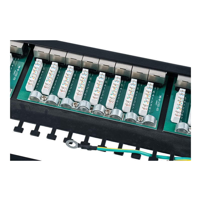 Kategori 6 19-tums 1U skärmad 24-portars patchpanel SP-3217SK24-C6A Kategori 6 19-tums 1U skärmad 24-portars patchpanel SP-3217SK24-C6A