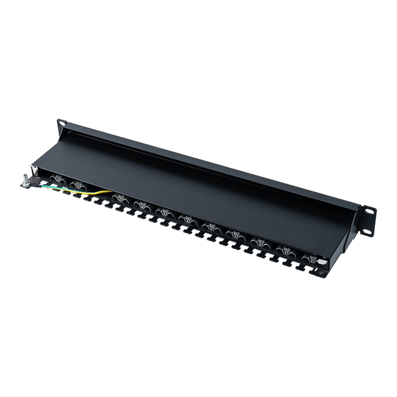 Kategori 6 19-tums 1U skärmad 24-portars patchpanel SP-3217SK24-C6A Kategori 6 19-tums 1U skärmad 24-portars patchpanel SP-3217SK24-C6A