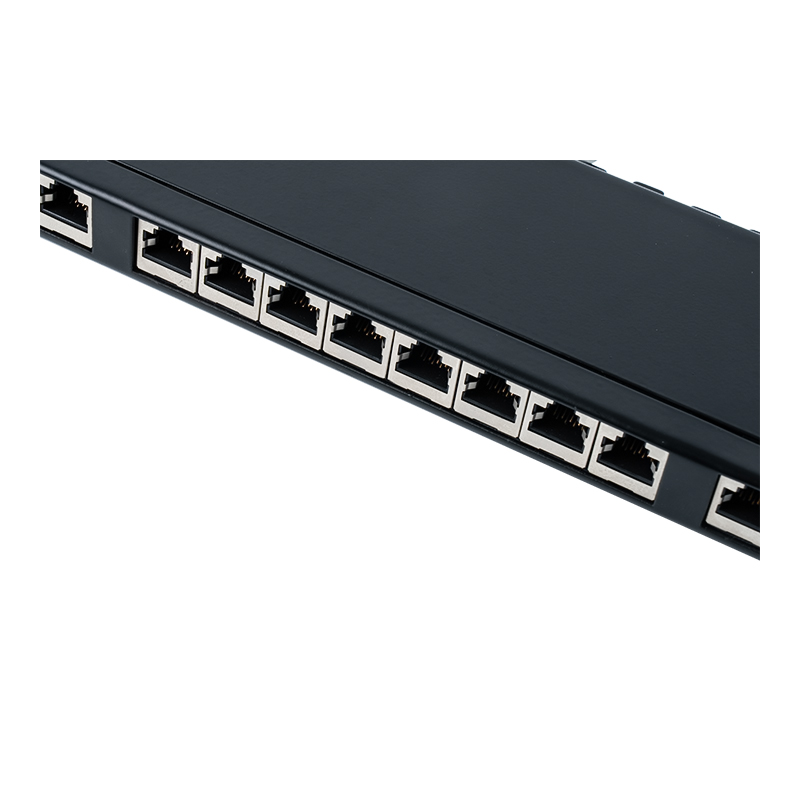 Kategori 6 19-tums 1U skärmad 24-portars patchpanel SP-3217SK24-C6A Kategori 6 19-tums 1U skärmad 24-portars patchpanel SP-3217SK24-C6A