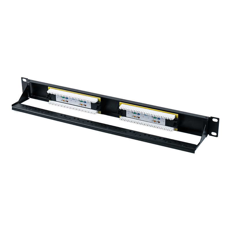 Kategori 6 19-tums 1U oskärmad 16-portars patchpanel (IDC med dubbla ändamål) SP-3224D16-C6 Kategori 6 19-tums 1U oskärmad 16-portars patchpanel (IDC med dubbla ändamål) SP-3224D16-C6