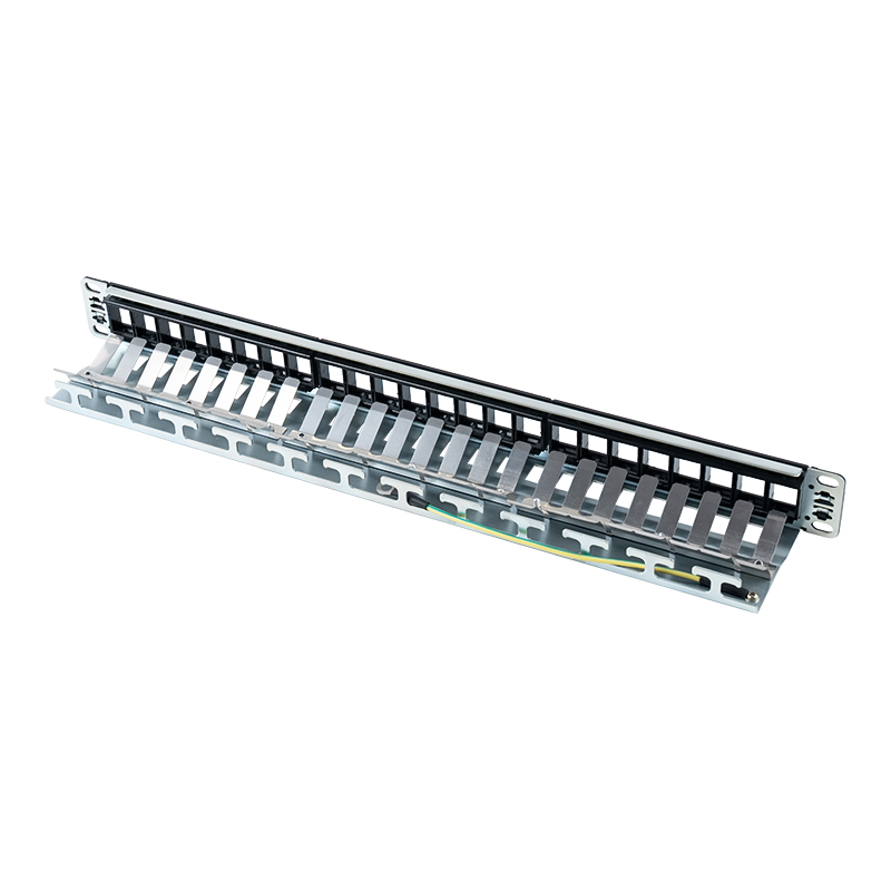 19-tums 1U 24-portars skärmat tomt rack (med digitalkort) SP-3245S-24P 19-tums 1U 24-portars skärmat tomt rack (med digitalkort) SP-3245S-24P