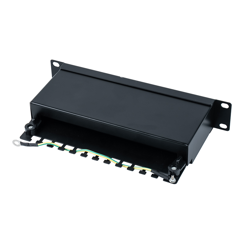 Kategori 6 10-tums 1U skärmad 12-portars patchpanel SP-3250SK12-C6 Kategori 6 10-tums 1U skärmad 12-portars patchpanel SP-3250SK12-C6