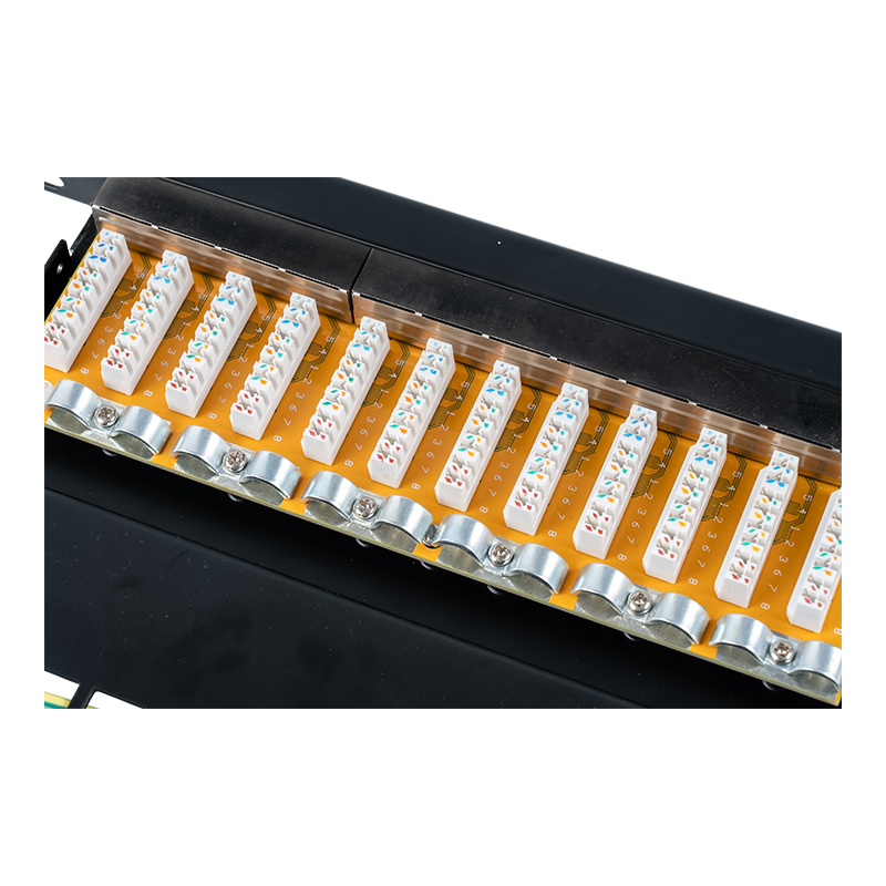 Kategori 6 10-tums 1U skärmad 12-portars patchpanel SP-3250SK12-C6 Kategori 6 10-tums 1U skärmad 12-portars patchpanel SP-3250SK12-C6