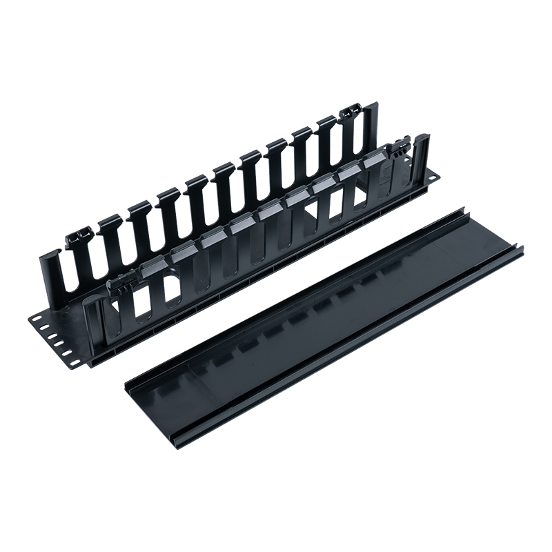 19-tums 2U plastkabelhanteringsstativ (12 portar) SP-3667-2U 19-tums 2U plastkabelhanteringsstativ (12 portar) SP-3667-2U