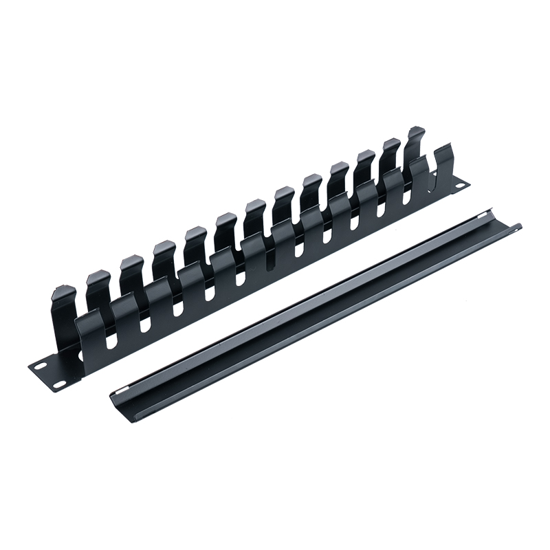 19-tums 1U metallkabelhanteringsstativ (12 portar) SP-3670-1U 19-tums 1U metallkabelhanteringsstativ (12 portar) SP-3670-1U