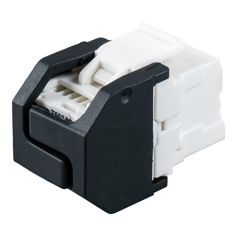 Cat6 oskärmad 180° verktygslös moduljack (med slutare) SM-2399H8C6 Cat6 oskärmad 180° verktygslös moduljack (med slutare) SM-2399H8C6