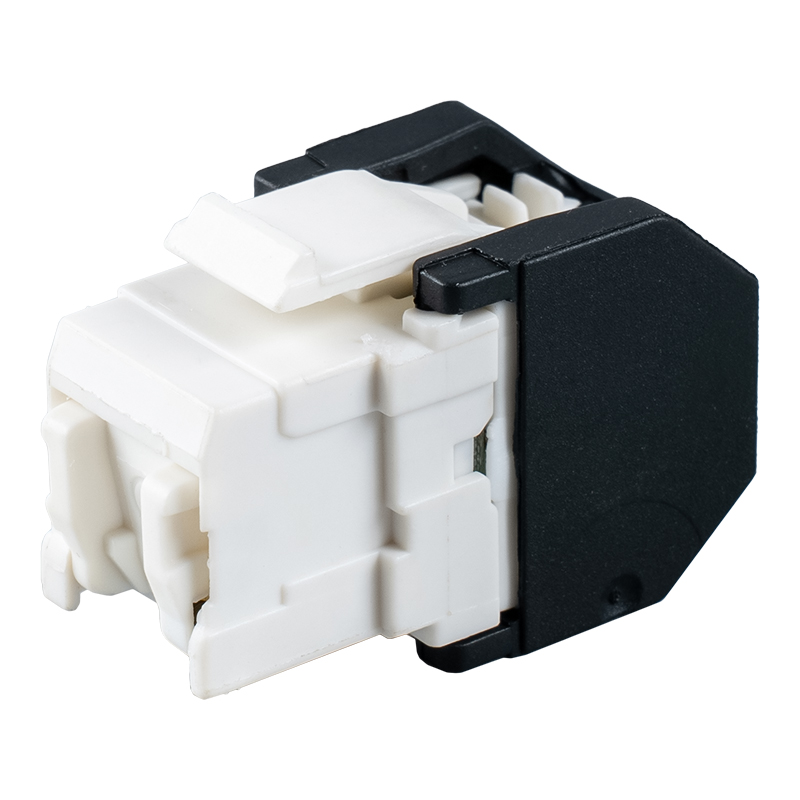Cat6 oskärmad 180° verktygslös moduljack (med slutare) SM-2399H8C6