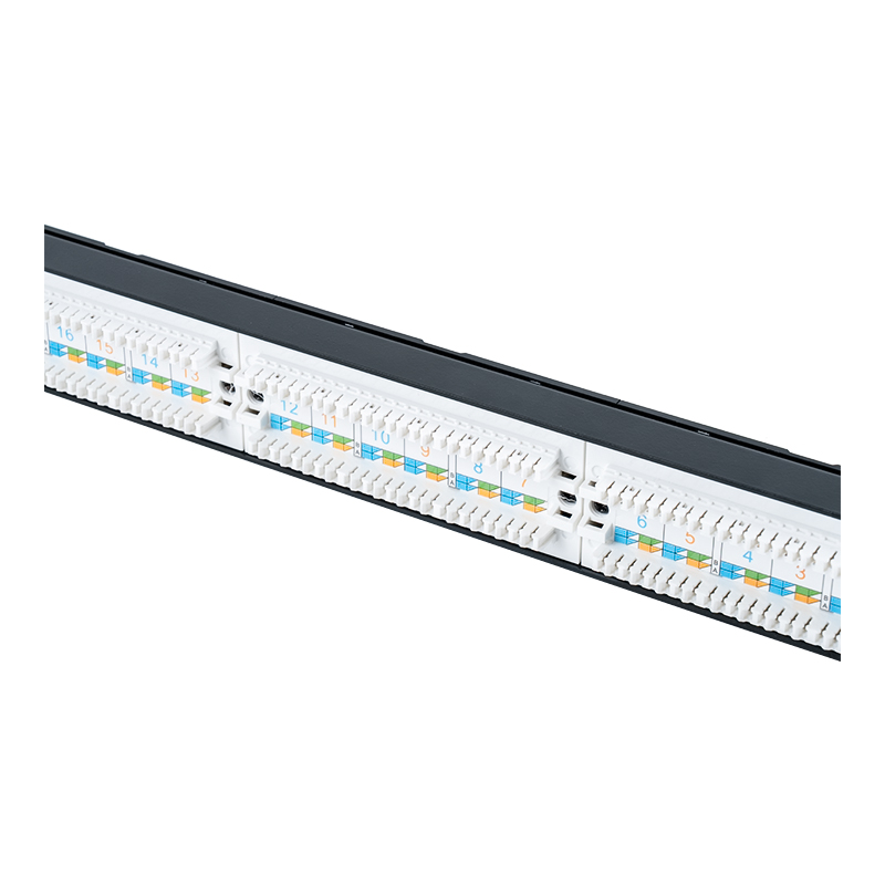 C6 19-tums 1U oskärmad 24-portars patchpanel (flip-top plastfönster) SP-3411D24-C6 C6 19-tums 1U oskärmad 24-portars patchpanel (flip-top plastfönster) SP-3411D24-C6